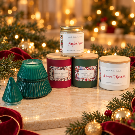 Holiday Magic Emerald Tree Candle