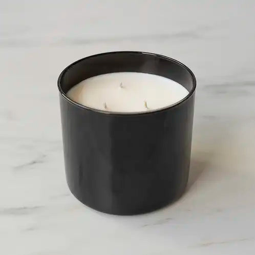 Matte Black 3-Wick Candles