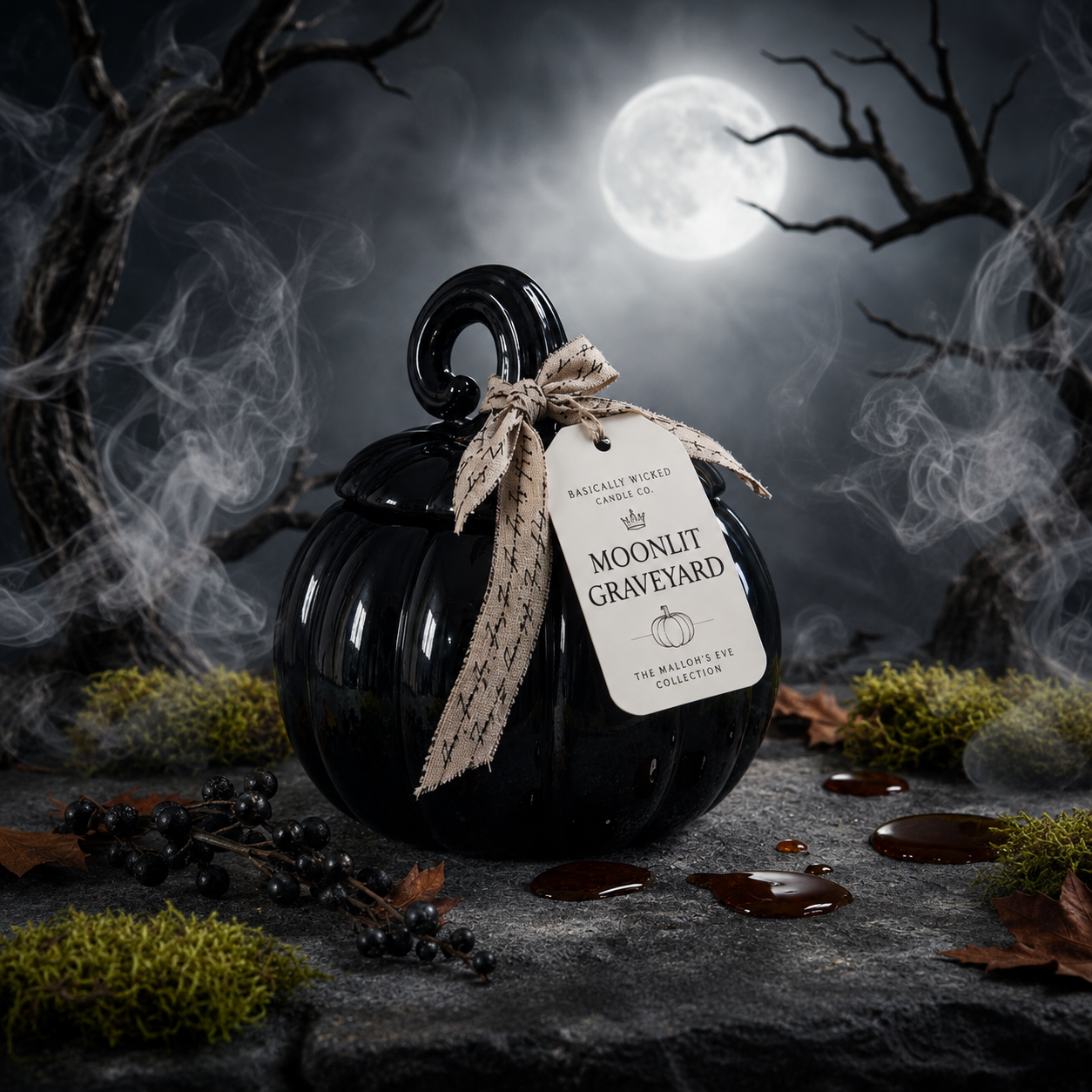 Moonlit Graveyard