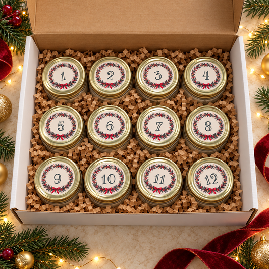 Advent Calendar Candle Set