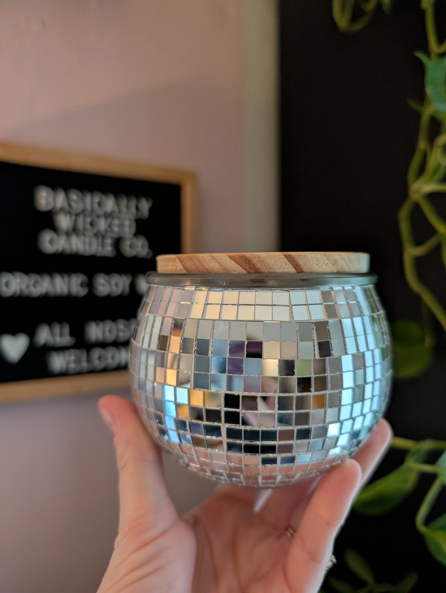Disco Ball Candles