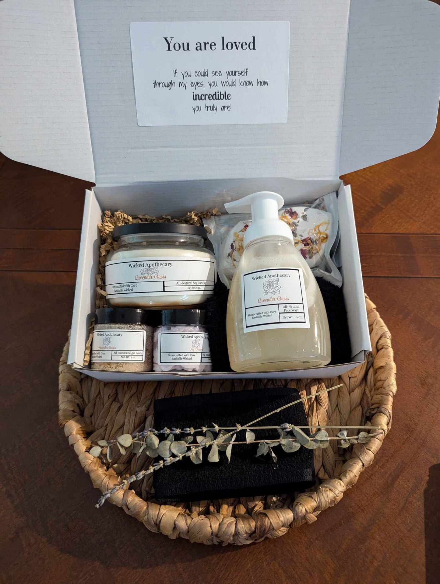 Wicked Apothecary Self-Spa Gift boxes