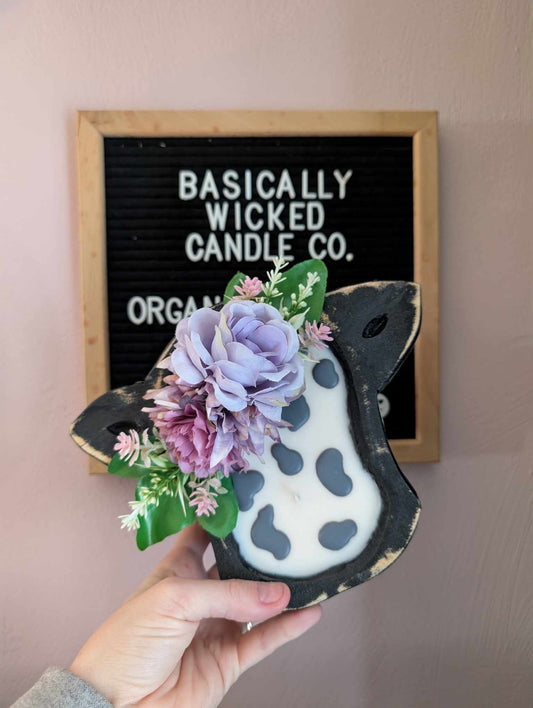Cow Wooden Dough bowls