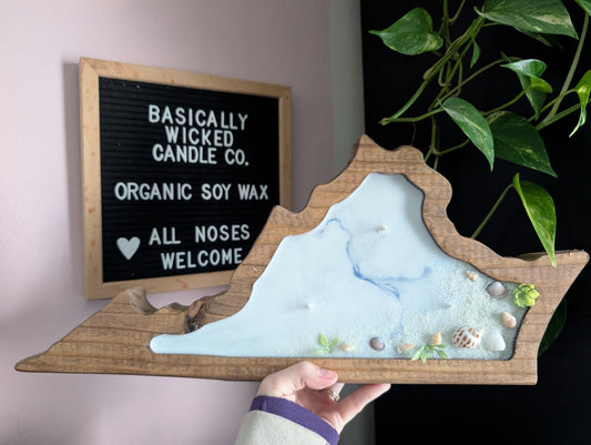 Virginia State Dough Bowl Candle