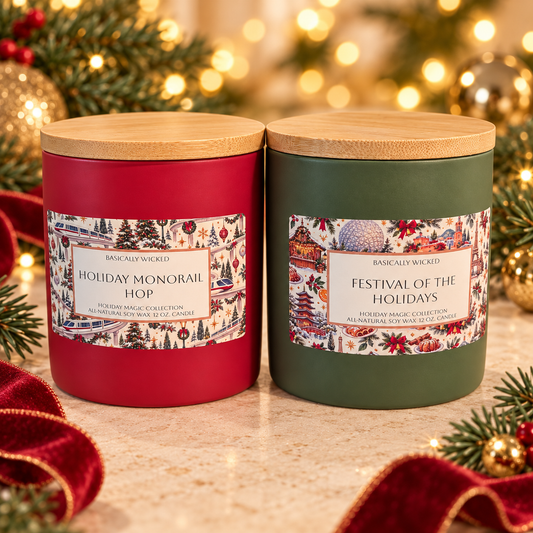 Holiday Ceramic Candles