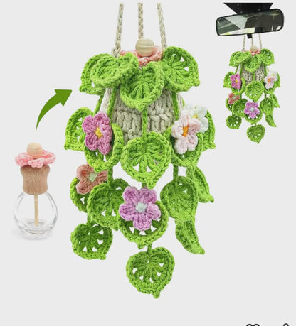 Crochet Car Diffuser | Hanging Car Freshener