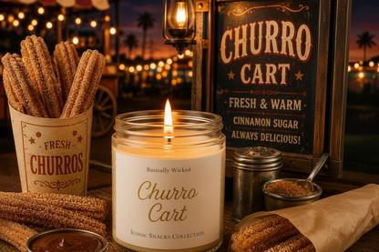 Churro Cart In Use