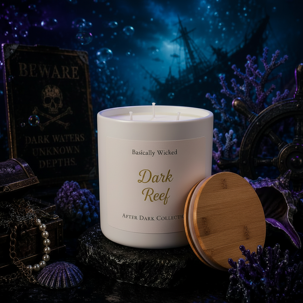 Dark Reef 3-Wick Trimmed Wicks