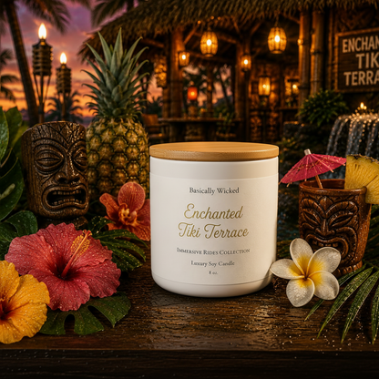 Enchanted Tiki Terrace 3-Wick