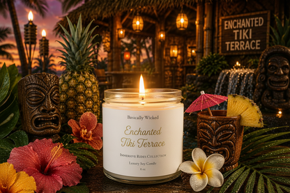 Enchanted Tiki Terrace In Use