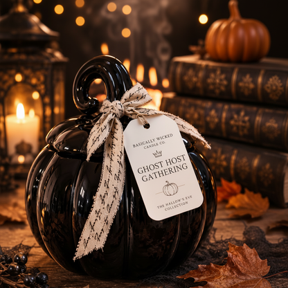 Ghost Host Gathering Pumpkin