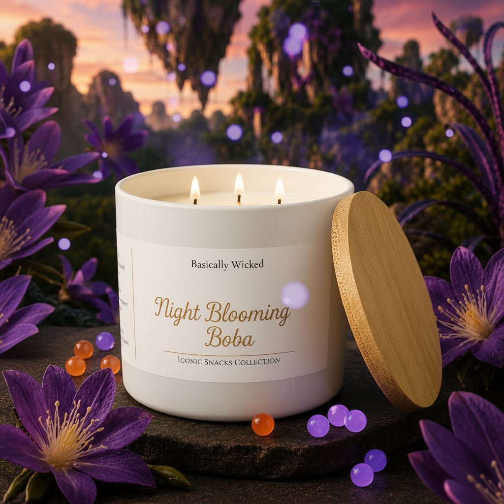 Night Blooming Boba 3-Wick