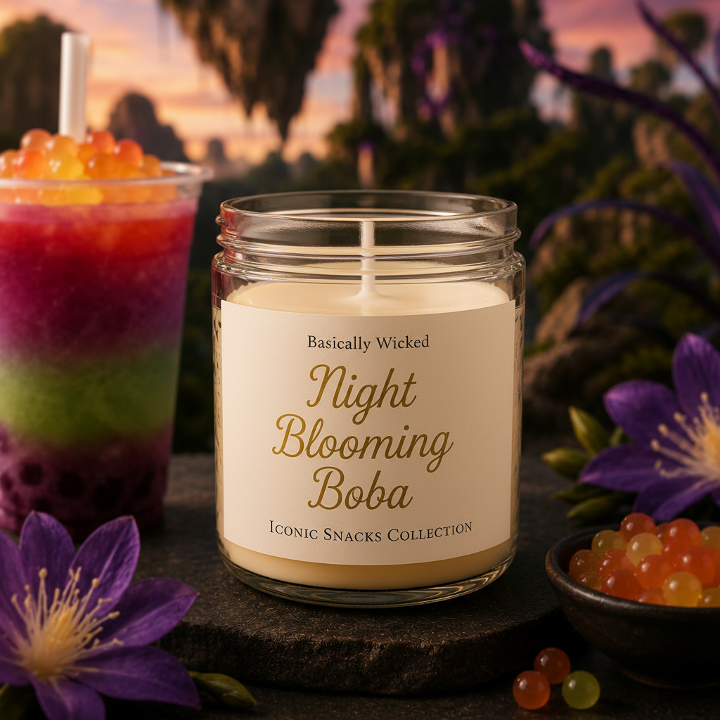 Night Blooming Boba Detail