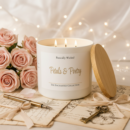 Petals & Poetry 3-Wick