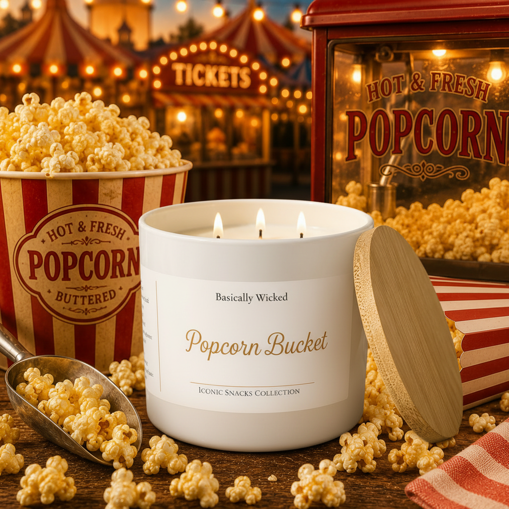 Popcorn Bucket 3-Wick