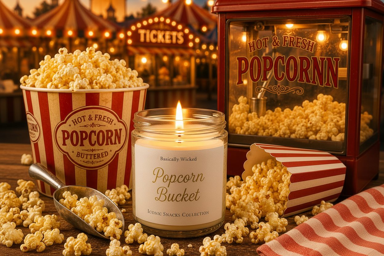 Popcorn Bucket In Use