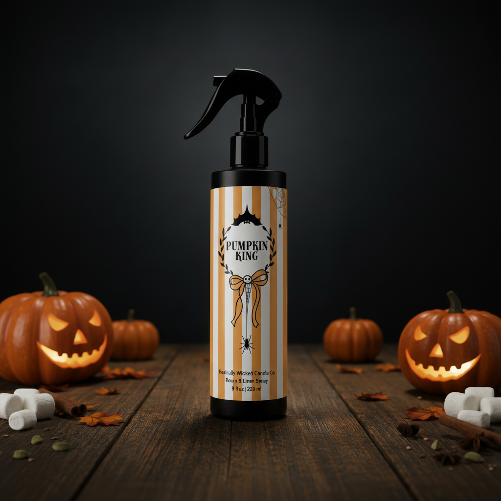 Pumpkin King Room Spray - Matched Hero Background
