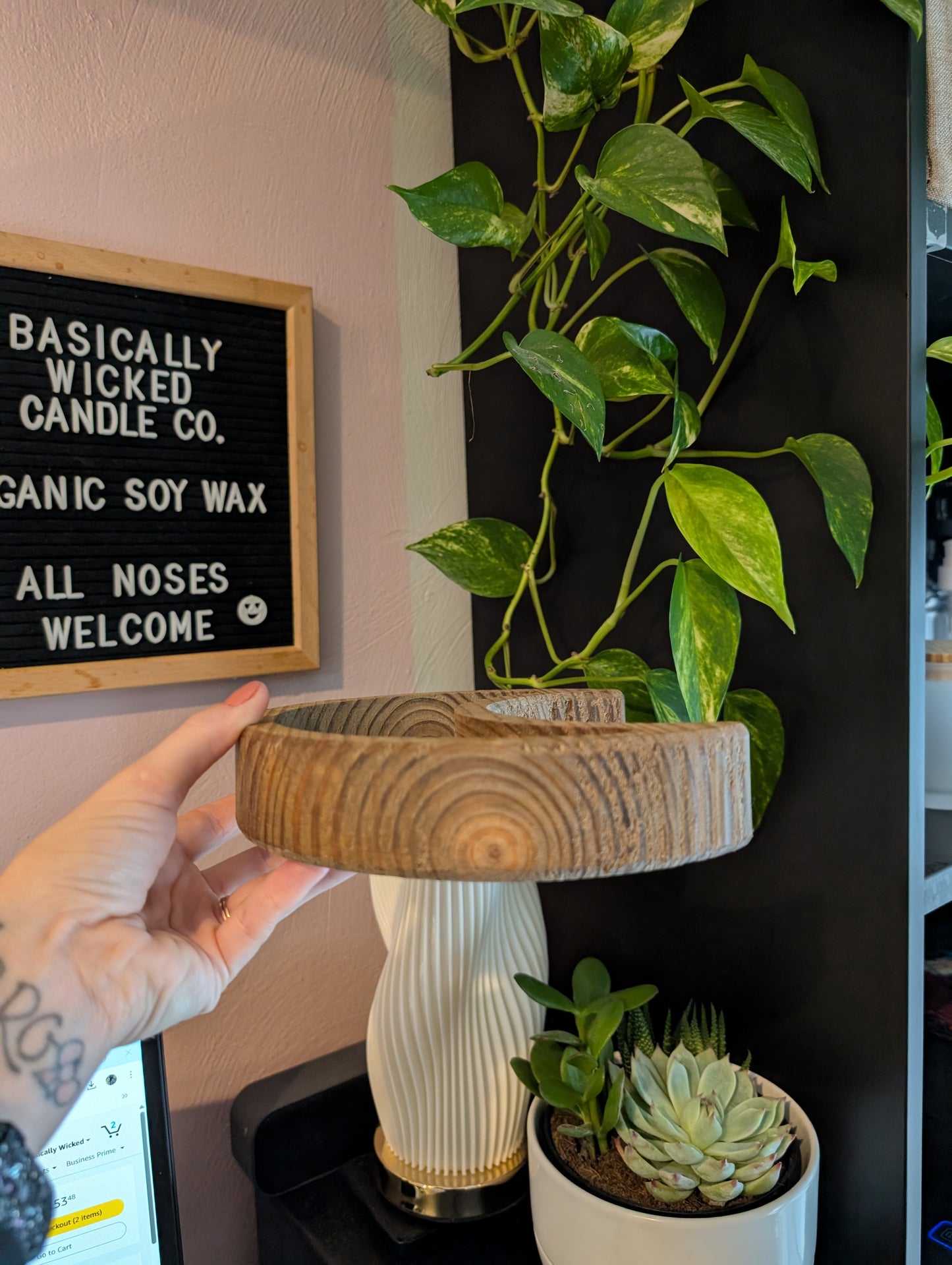 Celestial Moon Dough Bowl Candle (Discontinuing)
