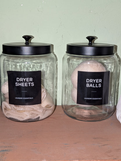 Laundry Glass Containers