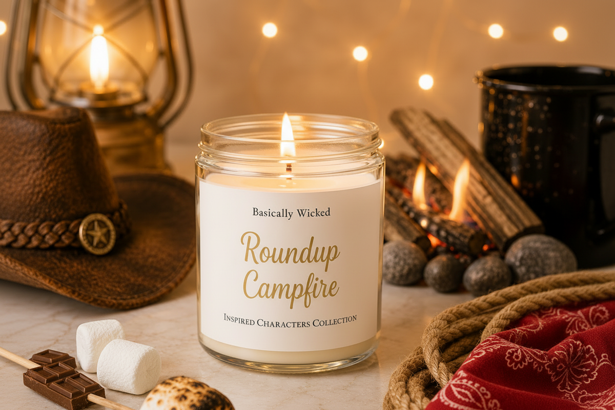 Roundup Campfire In Use