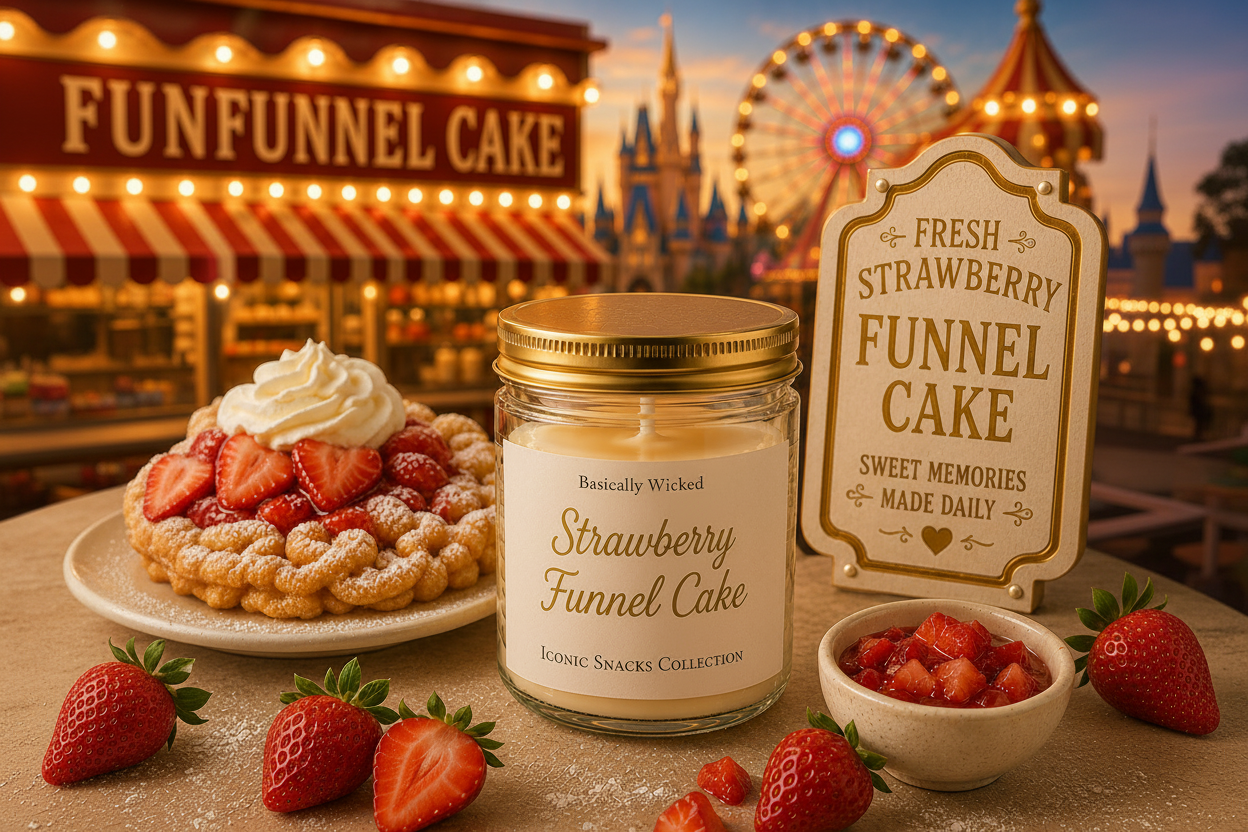 Strawberry Funnel Cake Lifestyle
